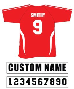 Versatex Custom Names and Numbers