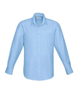 Biz-Collection-Preston-Mens-Long-Sleeve-Shirt-S312ML-Sky-blue
