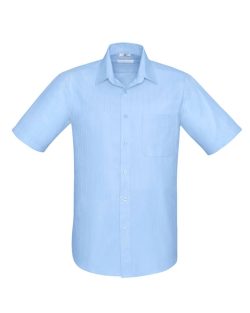 S312MS-Biz-Collection-Mens-Preston-blue-short-sleeve-business-shirt