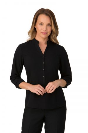 2263 Womens So Ezy 3/4 Sleeve Corporate Shirt by City Collection
