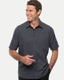 City-Collection-mens-charcoal-ezylin-shirt-4145-SS-Charcoal-2023