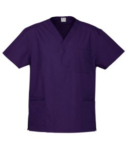 H10612_Purple-BIZ-SCRUBS-Unisex-Top-for-Healthcare-Aged-Care
