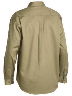 Bisley Closed Front Cotton Drill Shirt