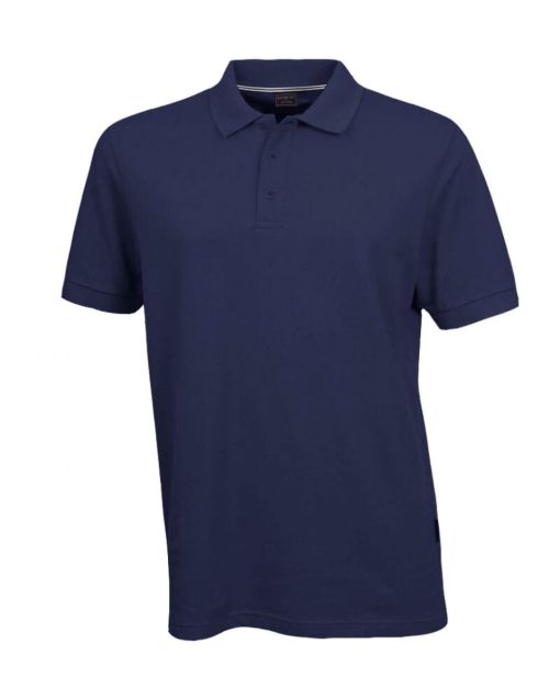 1065-1165 Stencil Oceanic Polo Shirt in cotton spandex soft pique fabric.