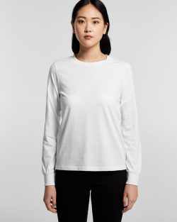 AS-Colour-4056-Dice-Long-Sleeve-Womens-Tee-Front-White-hero-Seen