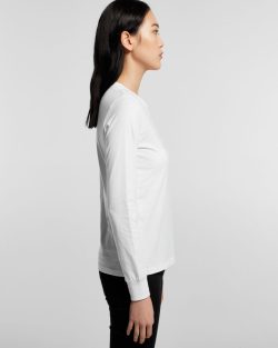 AS-Colour-4056-Dice-Long-Sleeve-Womens-Tee-Front-White-hero-Seen-side