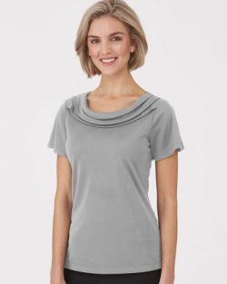 2227-City-Collection-Eva-S-Flutter-Sleeve-Womens-Knit-Silver