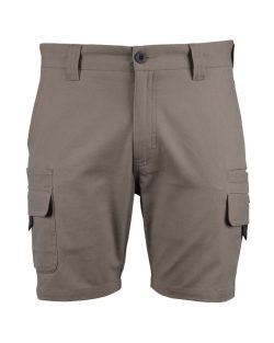 6MSC-JBs-Wear-Multi-pocket-stretch-short-taupe-front