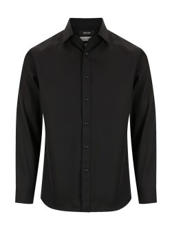 Identitee-W78-Kingston Mens LS Shirt-Black