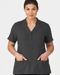 2151-City-Collection-healthcare-aged-care-ladies-ezylin-tunic-Charcoall