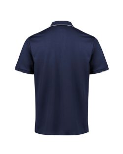 P313MS_Focus Biz-Collection_Navy-White-Mens-SS-Polo-back-